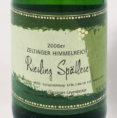 2006 Gessinger-Leyendecker, Riesling Spätlese "Zeltinger Himmelreich"
