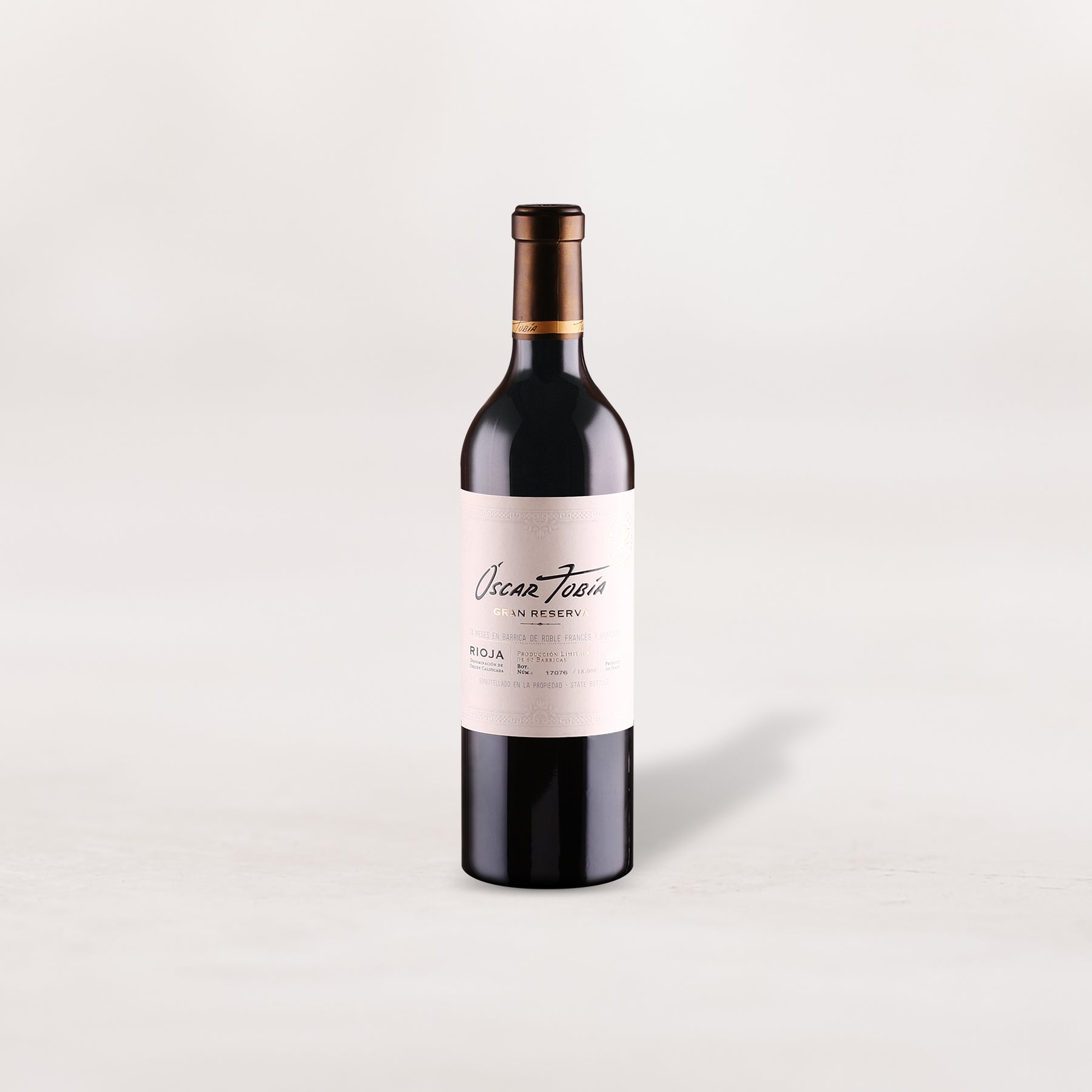2014 Oscar Tobia, Rioja Gran Reserva