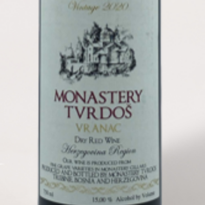 2020 Monastery Tvrdos Vranac Wine