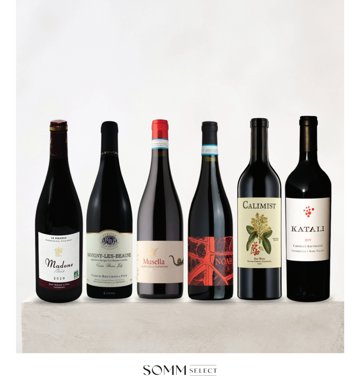 Sommelier selected wines