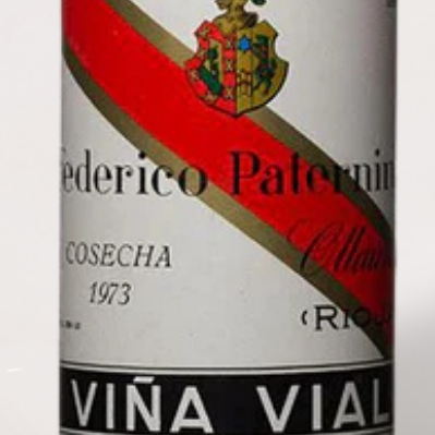 1973 Paternina, "Viña Vial" Rioja Reserva Wine Label