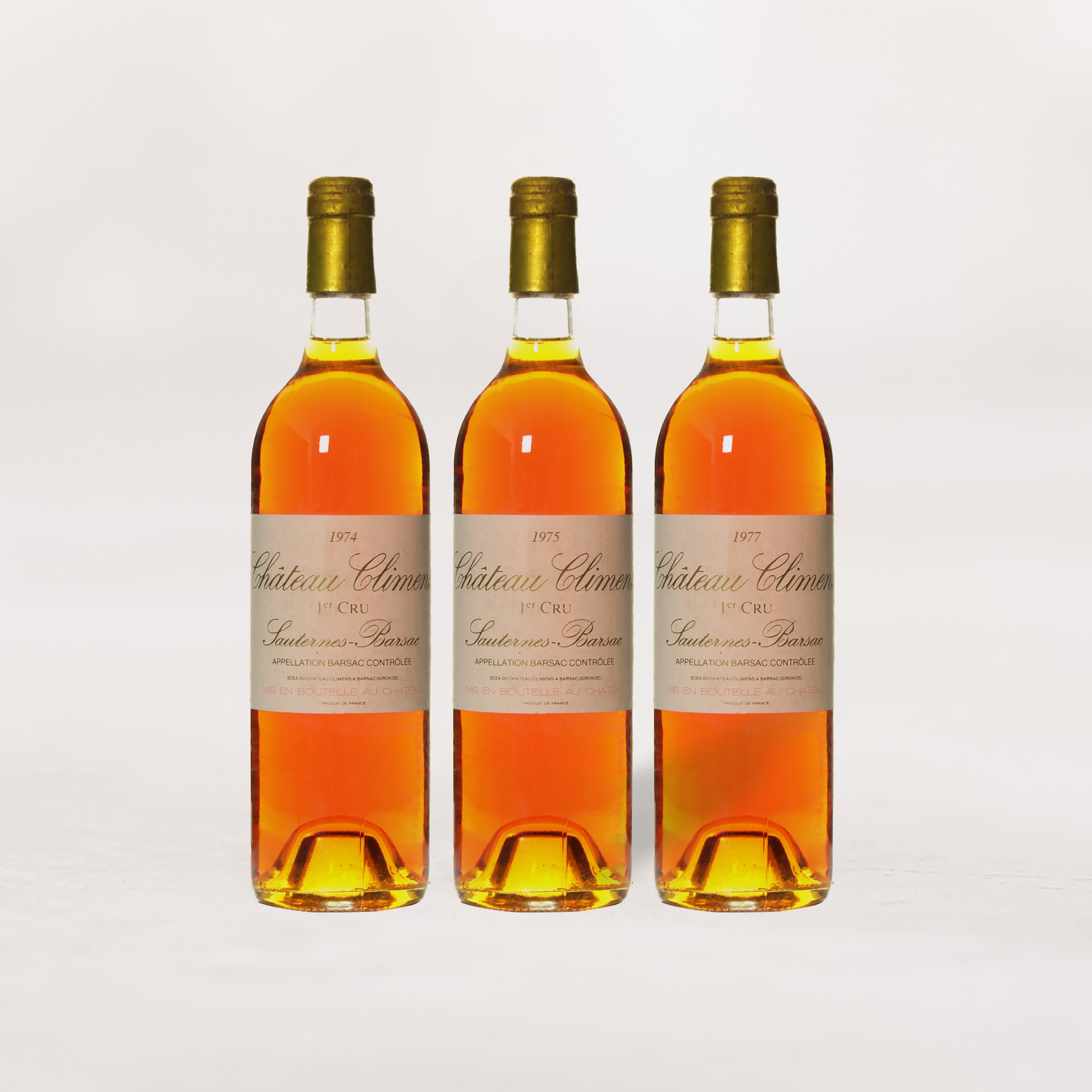 1970's Château Climens Three Pack