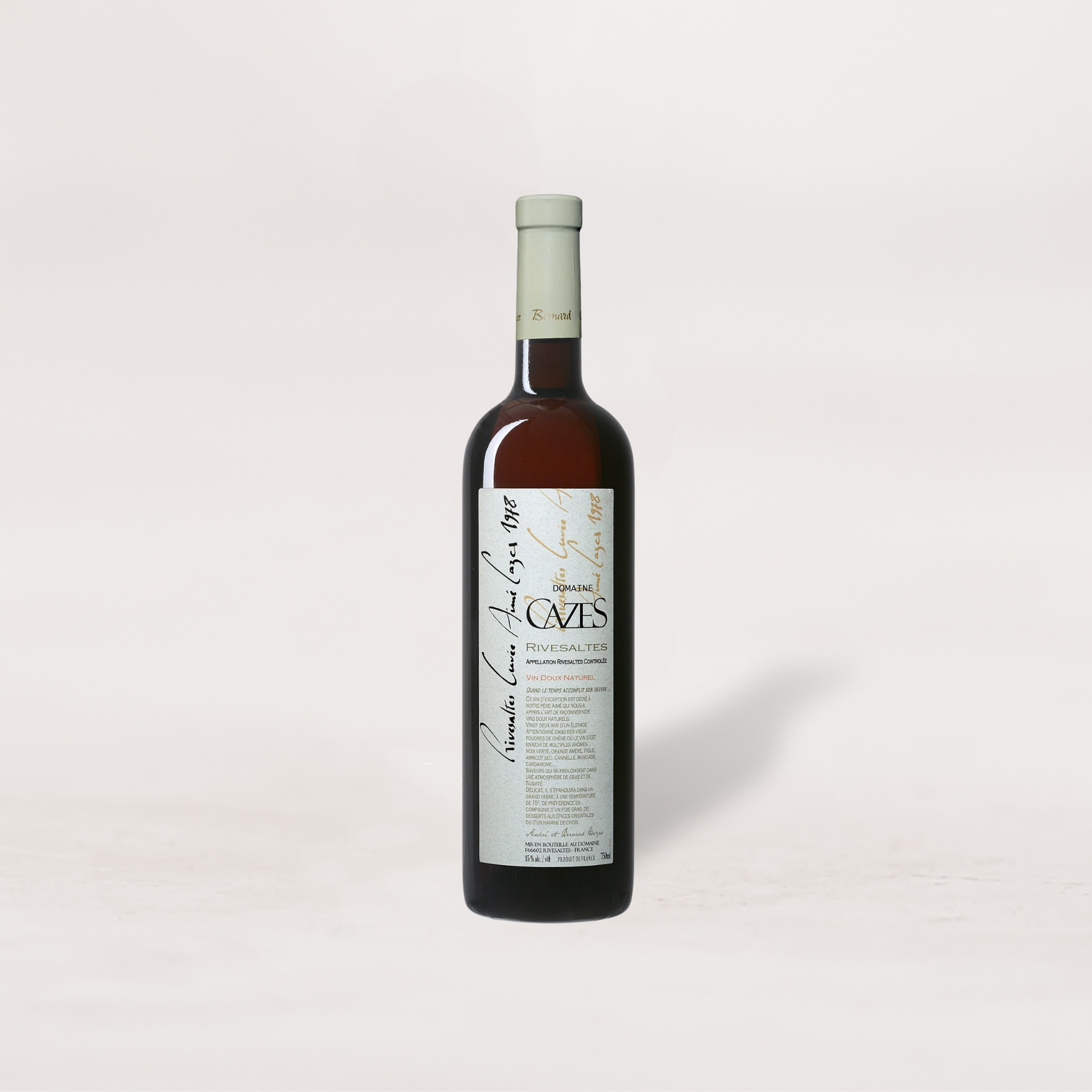 1978 Domaine Cazes "Cuvée Aimé" Rivesaltes Ambré