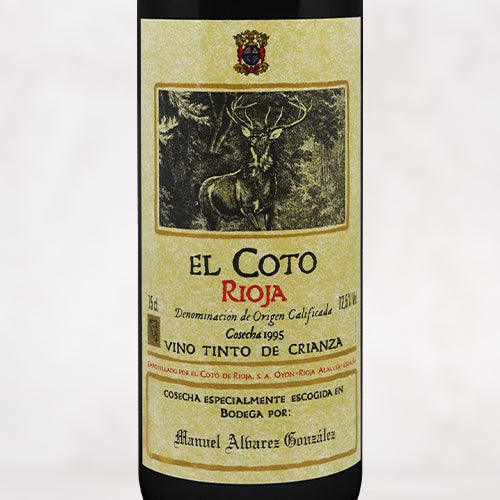 1995 El Coto de Rioja, Rioja "Vino Tinto de Crianza"