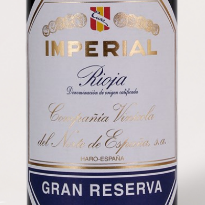 Wine Label - 1996 Cune, "Viña Imperial" Rioja Reserva