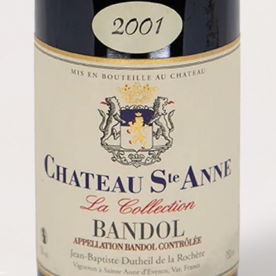 2001 Château Sainte Anne, Bandol Rouge, "Cuvée Collection"