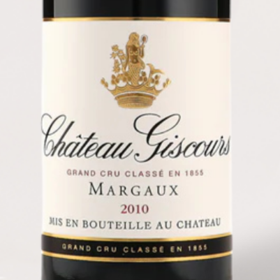2010 Chateau Giscours Margaux Third Growth Grand Cru Classe Wine