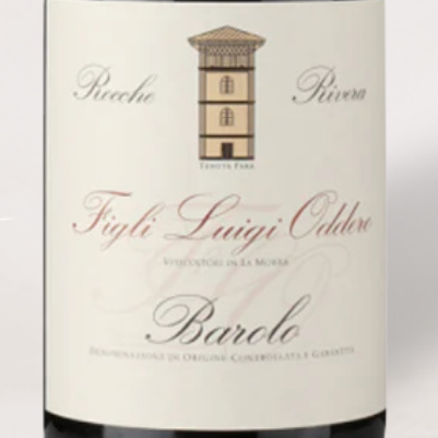 2010 Figli Luigi Oddero, Barolo "Rocche dei Rivera di Castiglione" - Wine Label