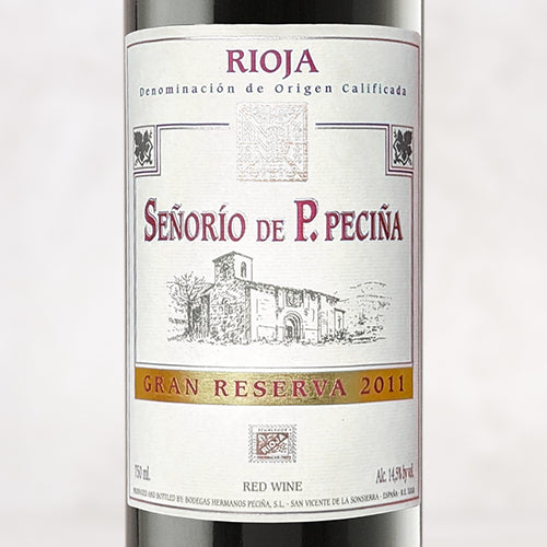 Señorío de P. Peciña, Rioja Gran Reserva