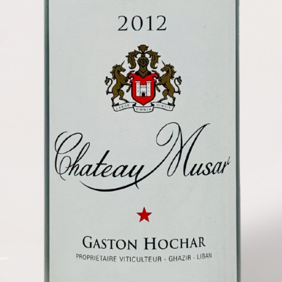2012 Château Musar WINE Label