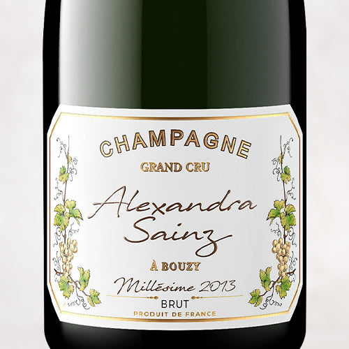 2013 Alexandra Sainz, Champagne Brut Grand Cru Bouzy