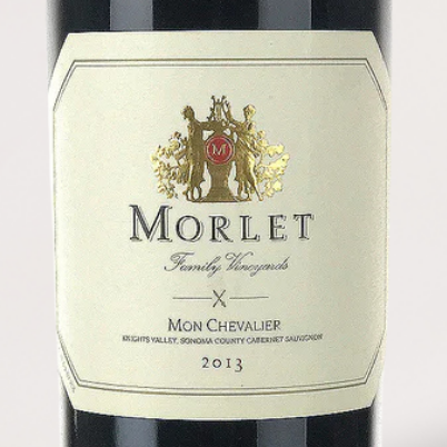 2013 Morlet Family Vineyards 'Mon Chevalier' Cabernet Sauvignon, Knights Valley Wine Label