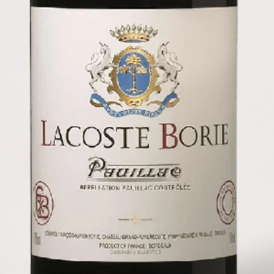 2015 Chateau Lacoste-Borie, Pauillac