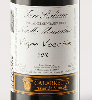 2016 Calabretta, Nerello Mascalese "Vecchie Vigne"