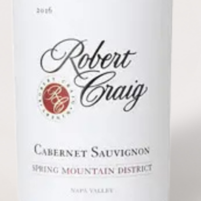 2016 Robert Craig Spring Mountain Cabernet Sauvignon