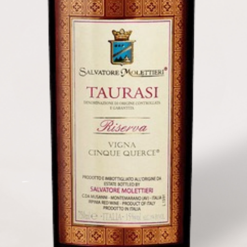 2016 Salvatore Molettieri, Taurasi "Vigna Cinque Querce" Riserva