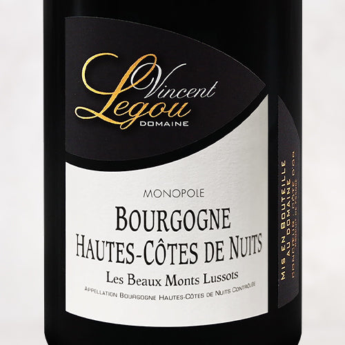 2017 Vincent Legou, Hautes-Côtes de Nuits Rouge "Les Beaux Monts Lussots"