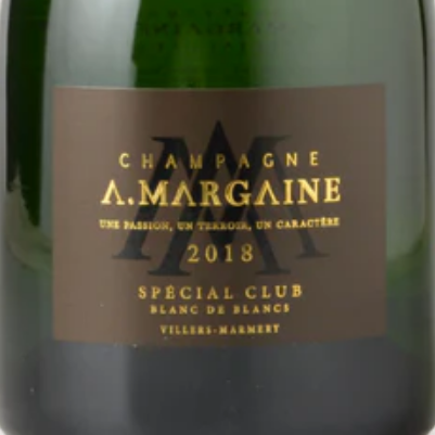 2018 Champagne A. Margaine "Spécial Club" Blanc de Blancs Extra Brut - Wine Label