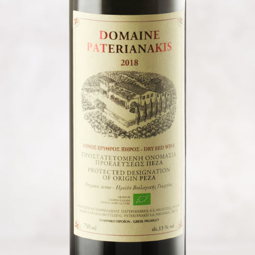 2018 Domaine Paterianakis, PDO Peza "Estate Red"