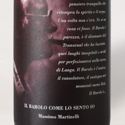 Wine Label - 2018 Bricco Mollea, 'Il Barolo Letterario'