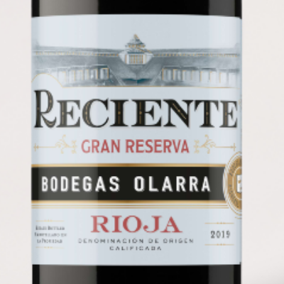 2019 Grupo Olarra, "Reciente", Rioja Gran Reserva