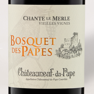 2019 Bosquet des Papes, Châteauneuf-du-Pape "Cuvée Chante Le Merle" Vieilles Vignes Wine