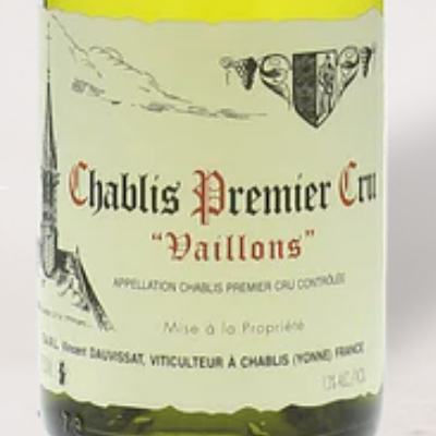 2020 Domaine Vincent Dauvissat, Chablis 1er Cru “Vaillons”