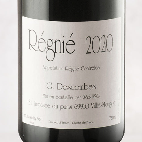 Georges Descombes, Régnié Vieilles Vignes