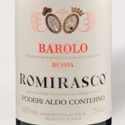 2020 Aldo Conterno, Barolo Romirasco Wine Label