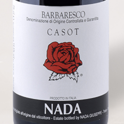 2020 Giuseppe Nada, Barbaresco "Casot" Wine Label