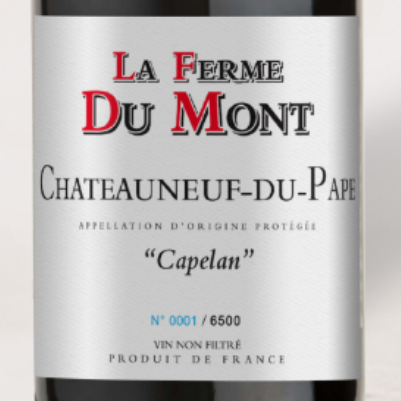 2020 La Ferme du Mont, “Capelan” Châteauneuf‑du‑Pape