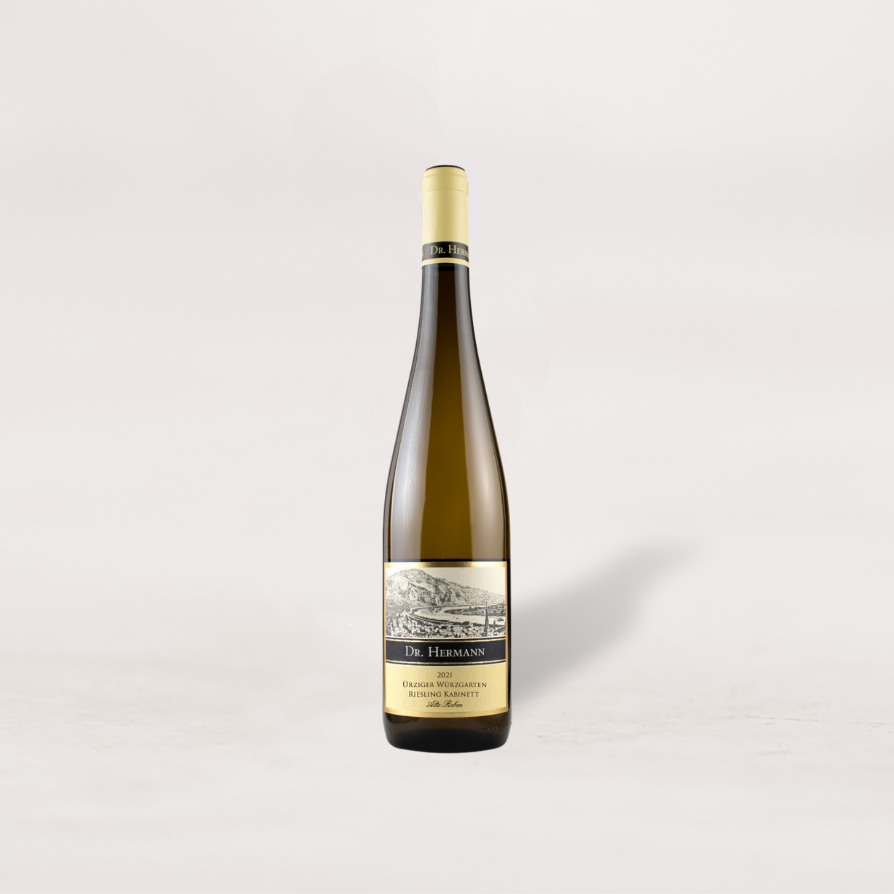 2021 Dr. Hermann Urziger Wurzgarten in der Kranklei Alte Reben Riesling Spatlese Goldkapsel