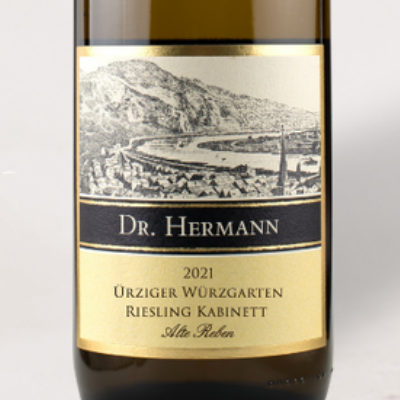 2021 Dr. Hermann Urziger Wurzgarten in der Kranklei Alte Reben Riesling Spatlese Goldkapsel