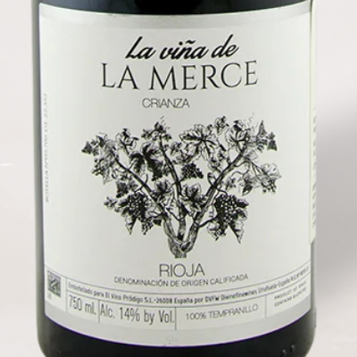 2021 El Vino Pródigo, "La Viña de la Merce", Rioja Crianza - Wine Label