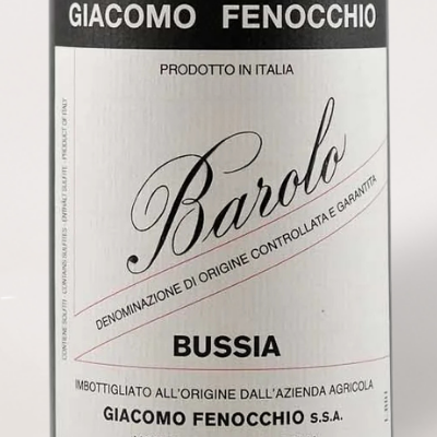 2021 Giacomo Fenocchio. Barolo "Bussia," Monforte d'Alba’