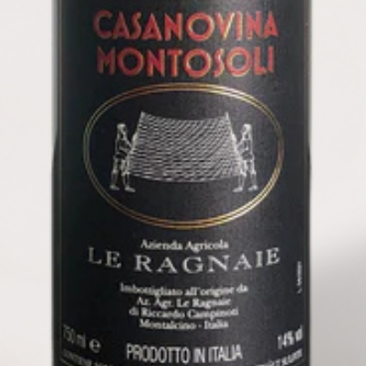 2021 Le Ragnaie, Brunello di Montalcino “Montosoli” - Wine Label