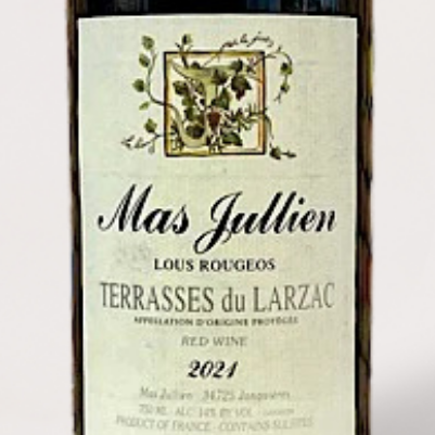 2021 Mas Jullien, "Autour de Jonquieres", Terrasses du Larzac - Wine Label