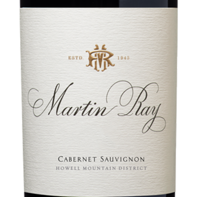 2022 Martin Ray Cabernet Sauvignon Reserve Howell Mountain Wine Label