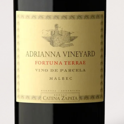 2022 Bodega Catena Zapata, Malbec "Fortuna Terrae", Adrianna Vineyard