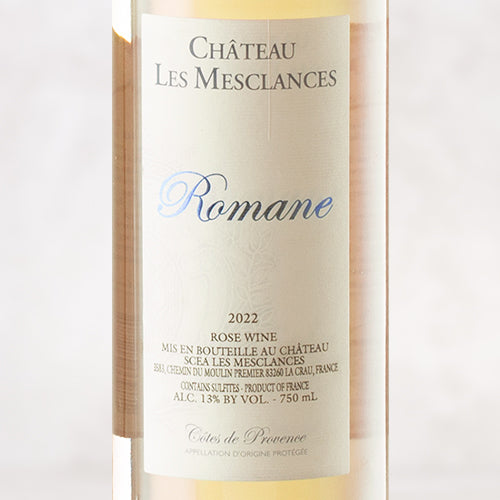 Château Les Mesclances, Côtes de Provence Rosé "Cuvée Romane"
