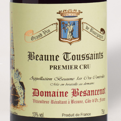 2022 Domaine Besancenot Beaune 1er Cru "Toussaints"