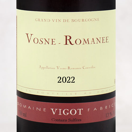 2022 Domaine Fabrice Vigot, Vosne-Romanée