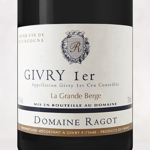 2022 Domaine Ragot, Givery 1er Cru "La Grande Berge", Cote Challonaise