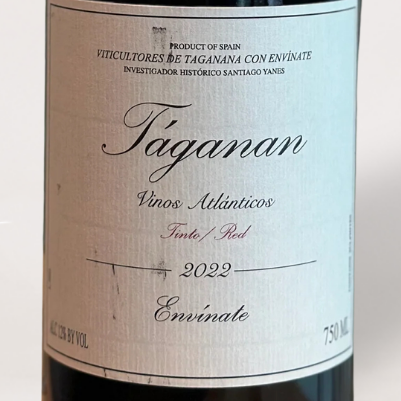 2022 Envínate , "Táganan" Tinto, Tenerife