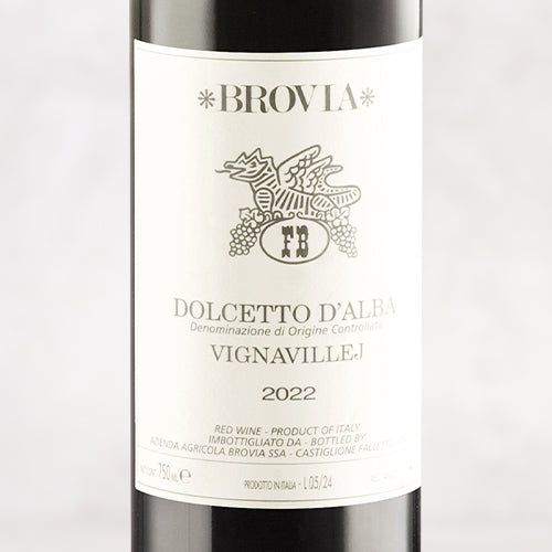 2022 Fratelli Brovia, Dolcetto d'Alba "Vignavillej" - Mar. Somm6 Red