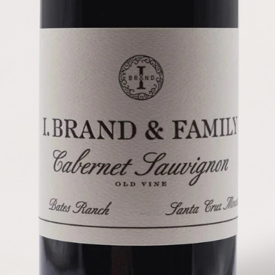 2022 I. Brand & Family, Cabernet Sauvignon "Bates Ranch," Santa Cruz Mountains