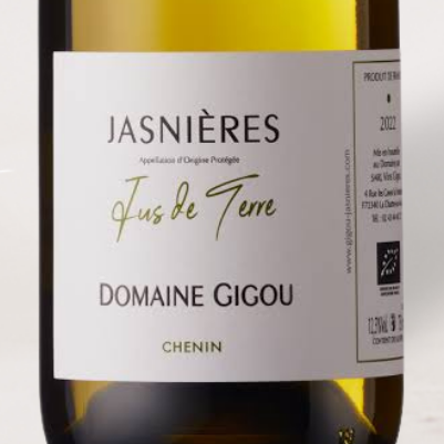 2023 Domaine Gigou, "Jus de Terre" Jasnières