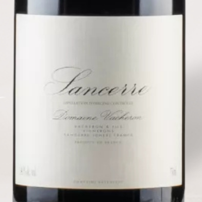 Wine Label - 2023 Domaine Vacheron, Sancerre Rouge “Les Marnes”