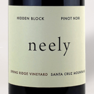 2023 Neely Pinot Noir, Hidden Block" Santa Cruz Mountains AVA