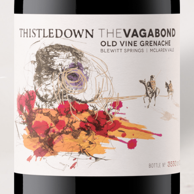 2023 Thistledown, "The Vagabond" Old-Vine Grenache, Blewitt Springs - Wine Label